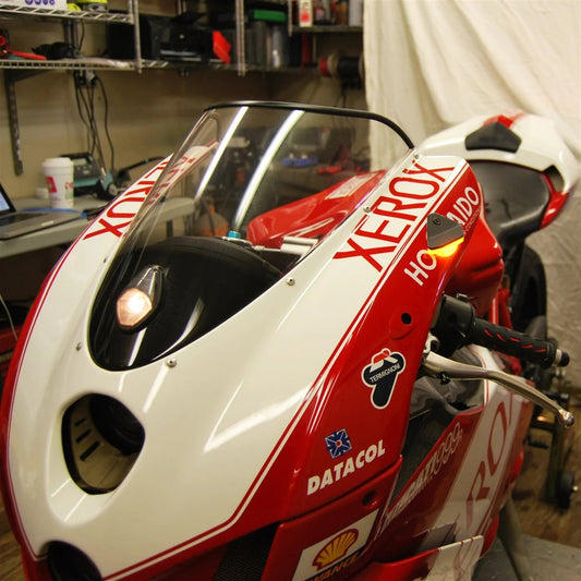 Ducati 999 Mirror Block off indicators / turn signals 2003-2006