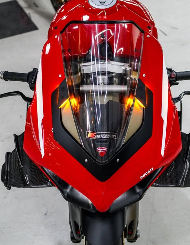 Ducati Panigale V4 / V2 MIRROR Block off indicators / turn signals 2020-2024