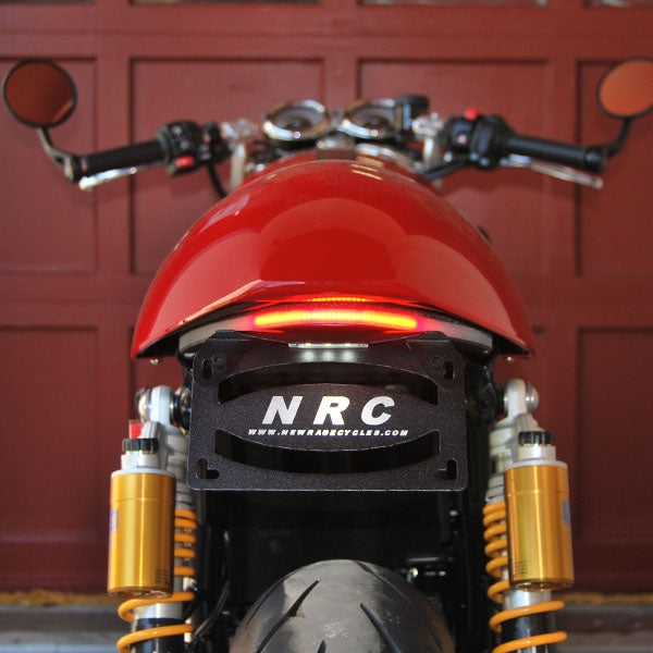 New Rage Cycles Triumph Thruxton R 1200 Tail tidy with tail/stop & indicators