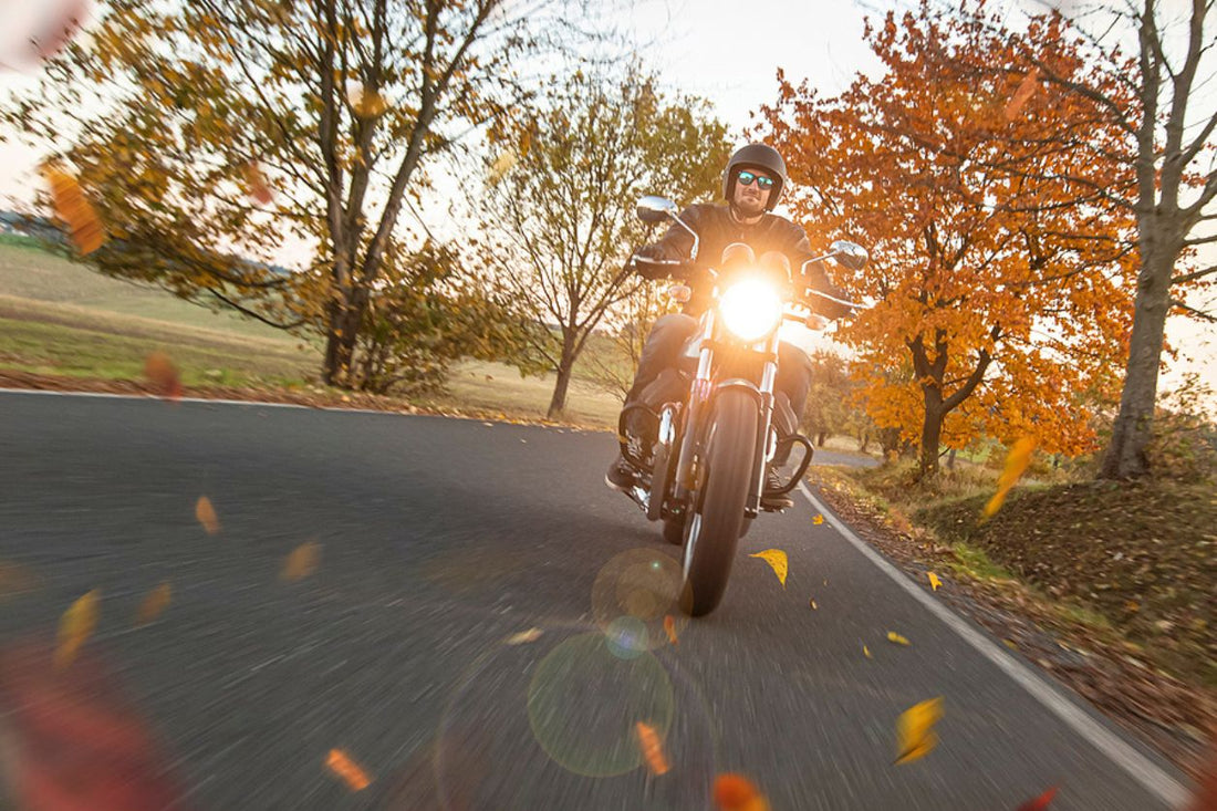 Motorcycling In The Autumn