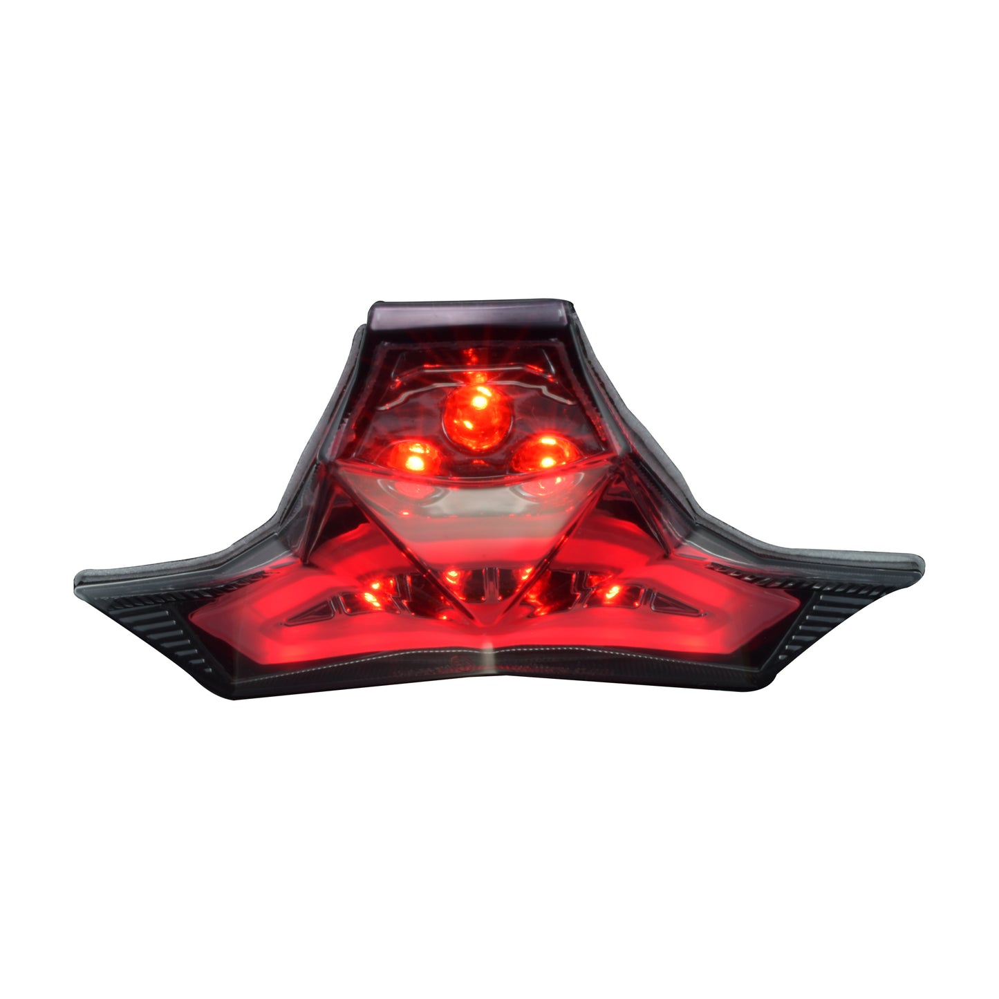 Kawasaki ZX4 ZX6 ZX10 Tail light with Integrated Turn Signals (Smoked lens)