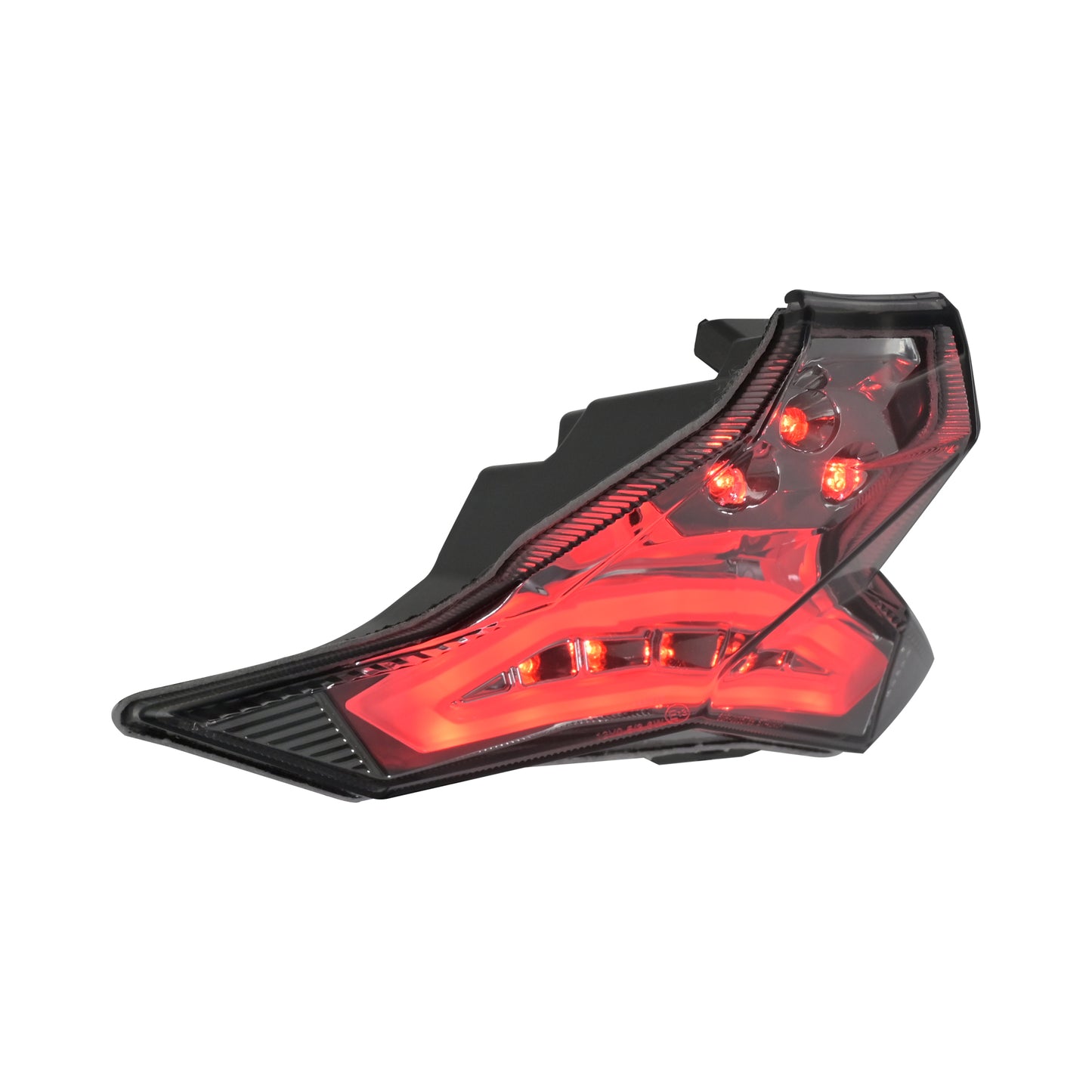 Kawasaki ZX4 ZX6 ZX10 Tail light with Integrated Turn Signals (Smoked lens)