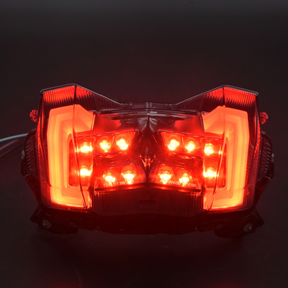 Yamaha MT-09 2017-2020 Tail light with Integrated Turn Signals (Smoked lens)