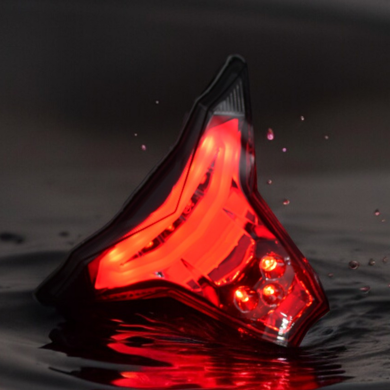 Kawasaki ZX4 ZX6 ZX10 Tail light with Integrated Turn Signals (Smoked lens)