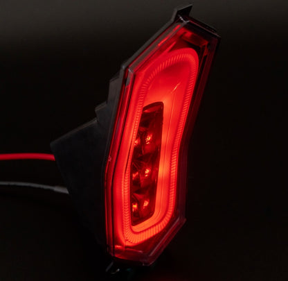 Yamaha YZF R1/R1S/R1M R6 R7 Tail light with Integrated Turn Signals (Smoked lens)