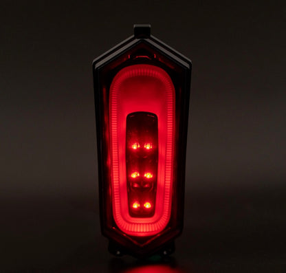 Yamaha YZF R1/R1S/R1M R6 R7 Tail light with Integrated Turn Signals (Smoked lens)
