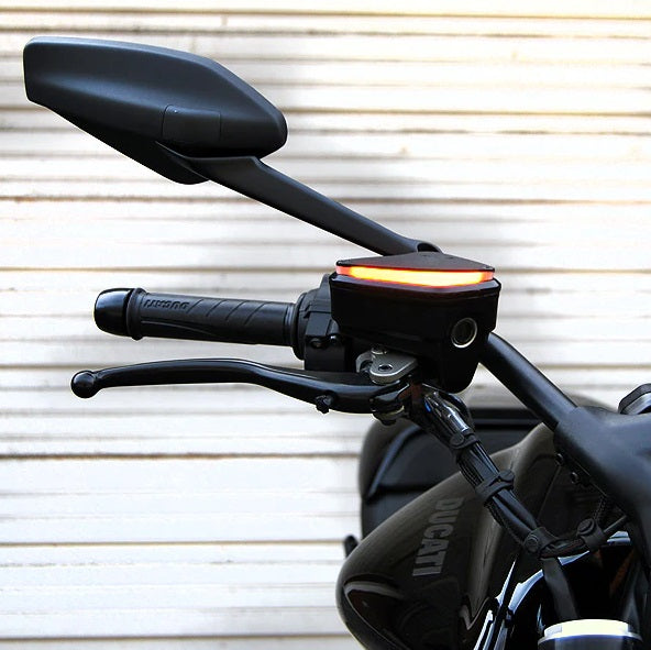 Ducati Diavel V4 MIRROR Block off indicators / turn signals