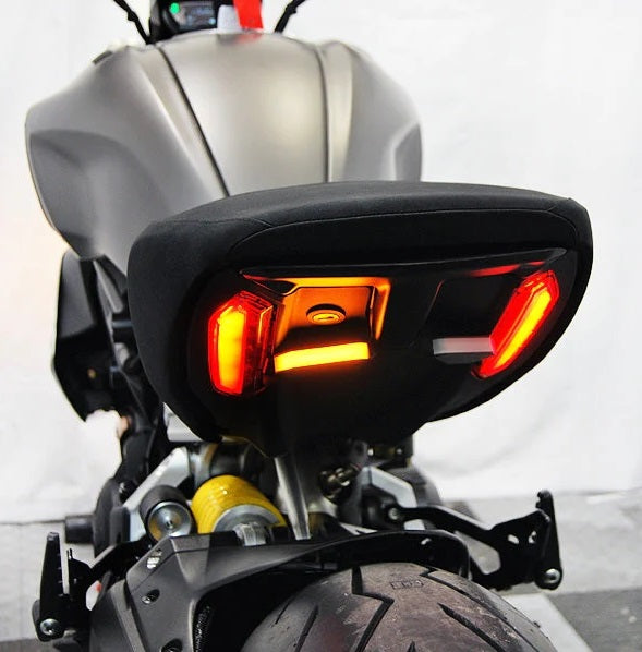 Ducati Diavel 1260 rear turn signals + Side mounted number plate bracket 2019 to present