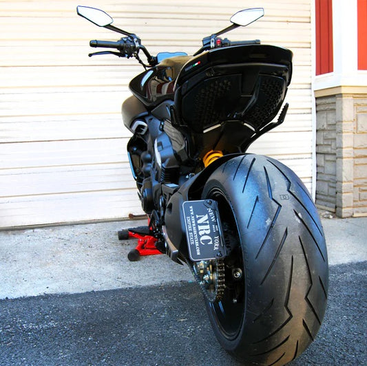 New Rage Cycles Ducati Diavel V4 Tail Tidy with turn signals / indicators