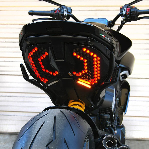 New Rage Cycles Ducati Diavel V4 Tail Tidy with turn signals / indicators