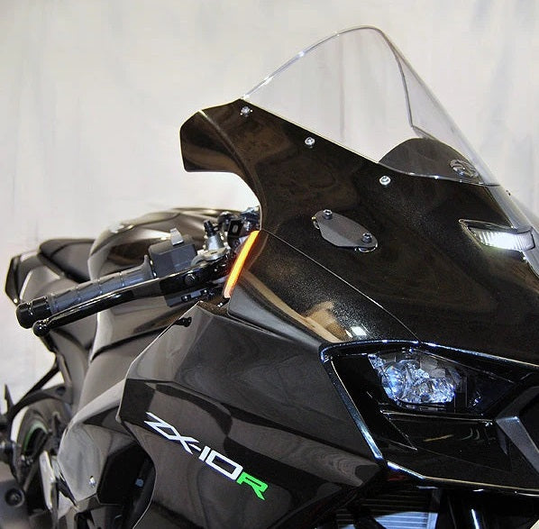 Kawasaki ZX-10R Front turn signals & block off plates