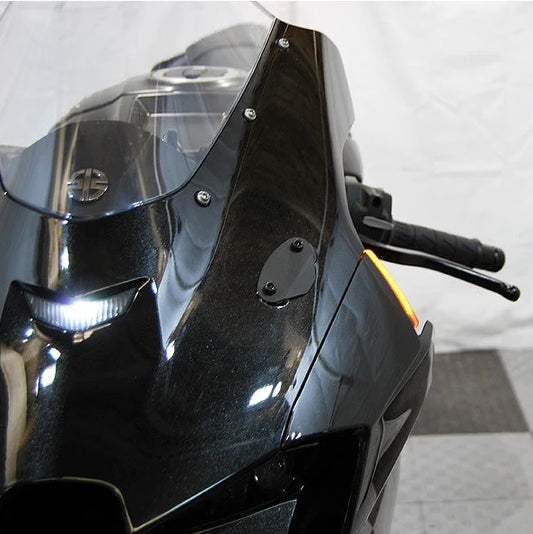 Kawasaki ZX-10R Front turn signals & block off plates