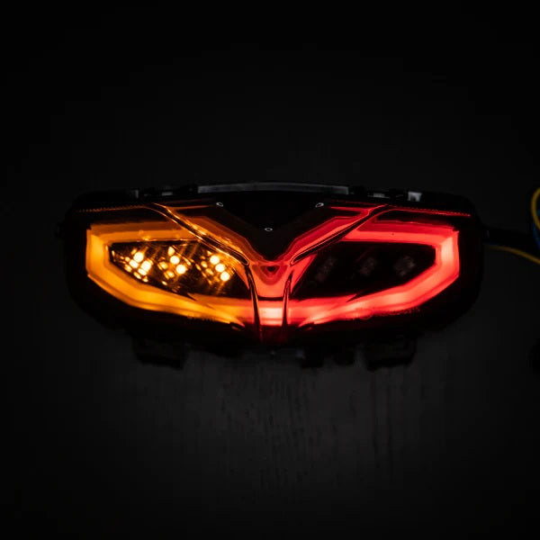 Yamaha MT-10 2022-ON Tail light with Integrated Turn Signals (Smoked lens)