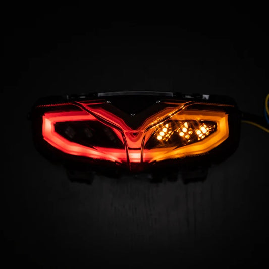 Yamaha MT-10 2022-ON Tail light with Integrated Turn Signals (Smoked lens)