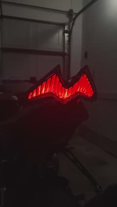 Aprilia RS660 / TUONO 660 2021-2023 Tail light with Integrated Turn Signals (Smoked lens)