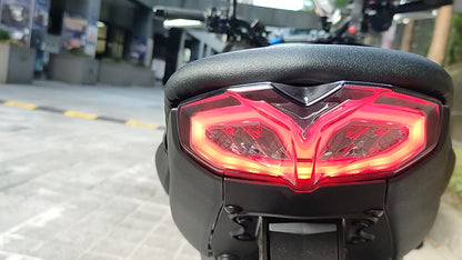 Yamaha MT-09 2021-2023 Tail light with Integrated Turn Signals (Smoked lens)