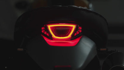 Ducati Scrambler 2015-2023 Tail light with Integrated Turn Signals (Smoked lens)