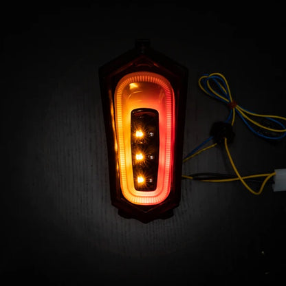 Yamaha YZF R1/R1S/R1M R6 R7 Tail light with Integrated Turn Signals (Smoked lens)