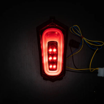 Yamaha YZF R1/R1S/R1M R6 R7 Tail light with Integrated Turn Signals (Smoked lens)