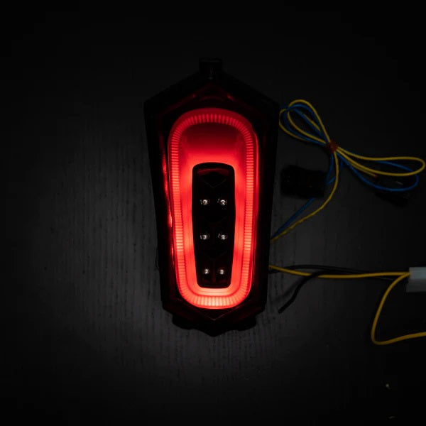 Yamaha YZF R1/R1S/R1M R6 R7 Tail light with Integrated Turn Signals (Smoked lens)
