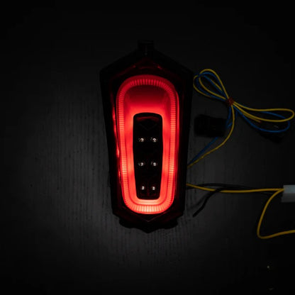 Yamaha YZF R1/R1S/R1M R6 R7 Tail light with Integrated Turn Signals (Smoked lens)