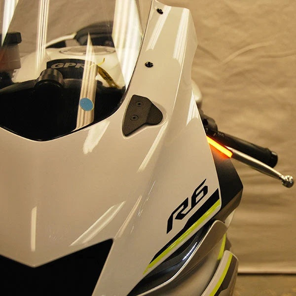 Yamaha R6 Front Turn Signals & Block Off Plates (2017-2023)