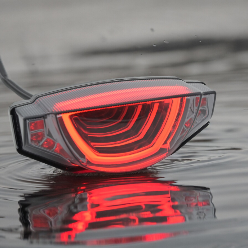 Ducati Scrambler 2015-2023 Tail light with Integrated Turn Signals (Smoked lens)