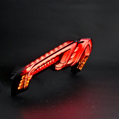 Ducati V2/V4 Panigale/Streetfighter Tail light with Integrated Turn Signals (Smoked lens) 2025-on