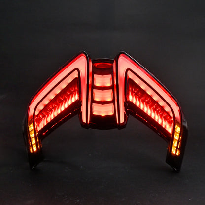 Ducati V2/V4 Panigale/Streetfighter Tail light with Integrated Turn Signals (Smoked lens) 2025-on