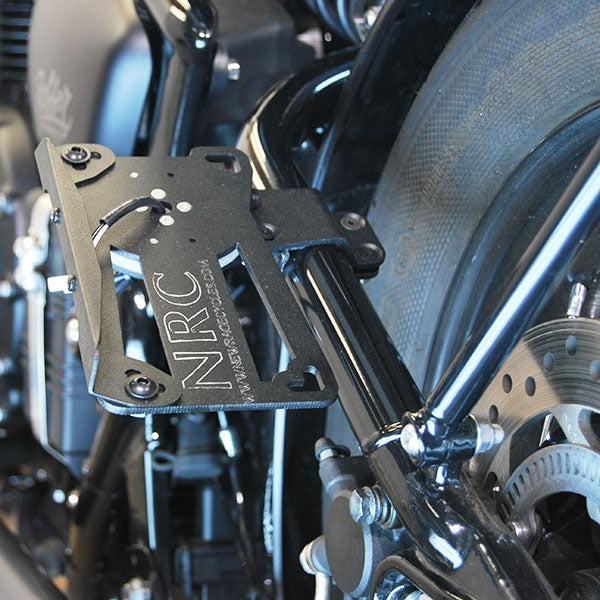 New Rage Cycles Triumph bobber tail tidy