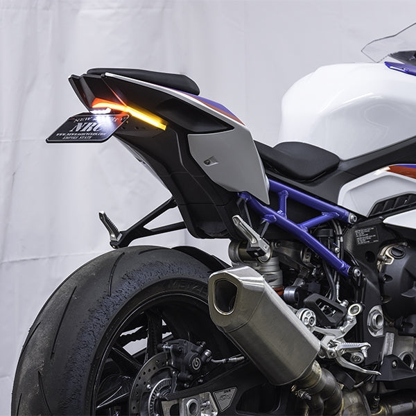 New Rage Cycles BMW S1000RR Tail Tidy with tail/stop light and indicators