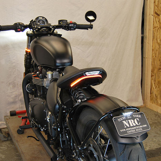 New Rage Cycles Triumph bobber tail tidy