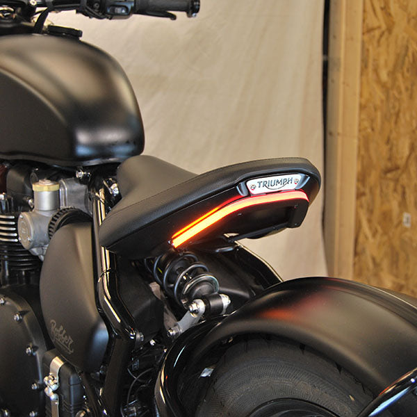 New Rage Cycles Triumph bobber tail tidy