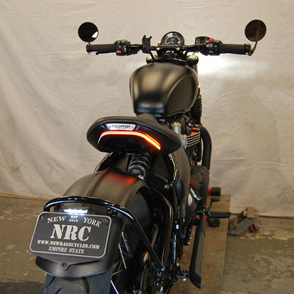 New Rage Cycles Triumph bobber tail tidy
