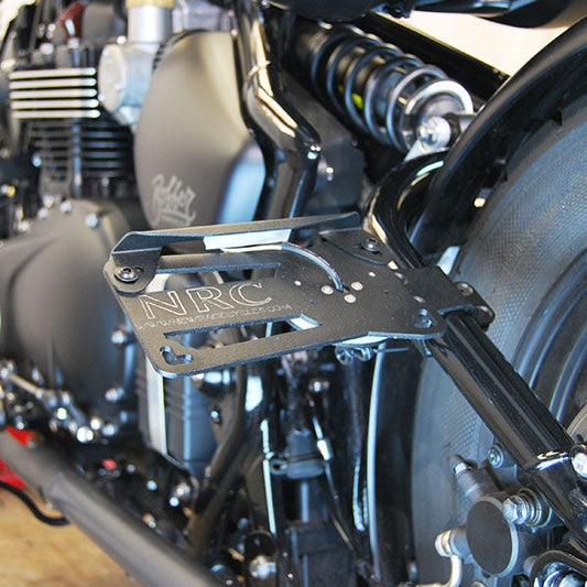 New Rage Cycles Triumph bobber tail tidy